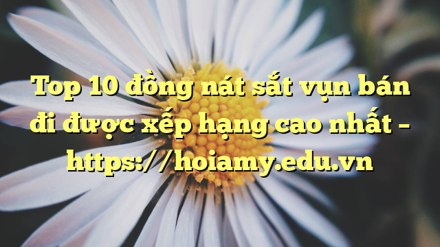 Top 10 Đồng Nát Sắt Vụn Bán Đi Được Xếp Hạng Cao Nhất – Https://Hoiamy.edu.vn